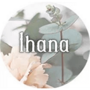 Kukka- ja sisustuspuoti Ihana logo